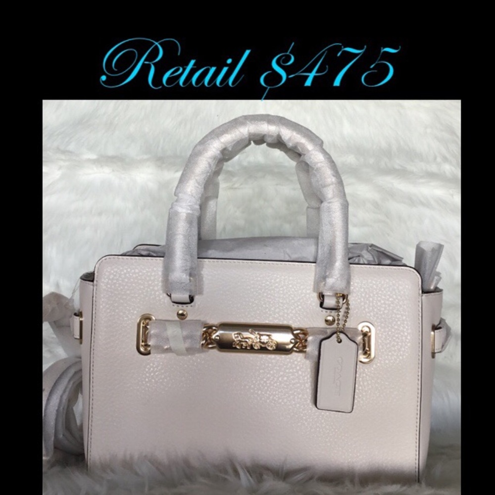 Coach Blake 25 Chalk Handbag